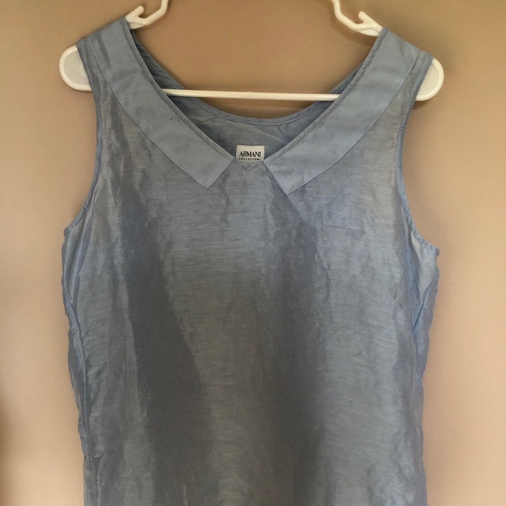 Blue armani blouse